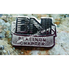 Collar Pin Silver Matt  2D Etching CP/SM_02